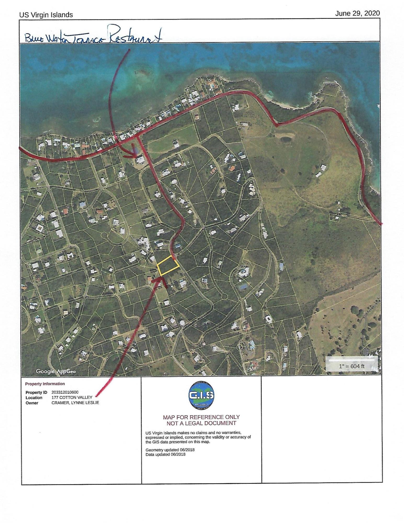 177 Cotton Valley EB, St. Croix 00820 Land for 63,000